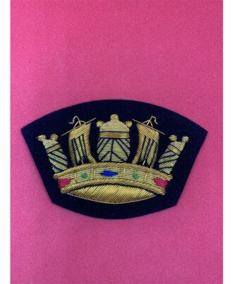 Crown-Badge-Merchant-Navy-Crown-MN-Gold-Bullion-And-Wire-Crown-Blazer-Badge