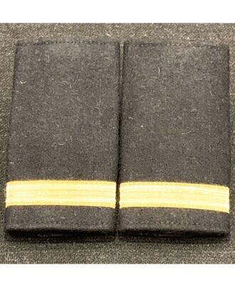 Epaulet-Pilot-Epaulette-Sliders-1-Gold-Bars-Captain-on-Black-Cloth