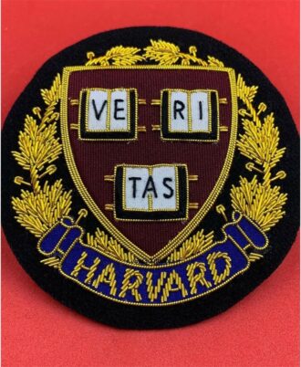 Harvard-University-Blazer-Badge-Hand-Embroidered-Bullion-Wire-University-Patch