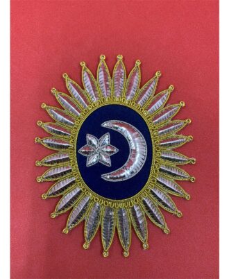 Lord-Nelson-Admiral-Order-Crescent-Badge-Hand-Embroidered-Lord-Nelson-Crescent