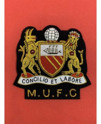 Manchester-Coats-Of-Aram-Blazer-Badge-MCOA-Hand-Embroidered-Bullion-&-Wire-Badge