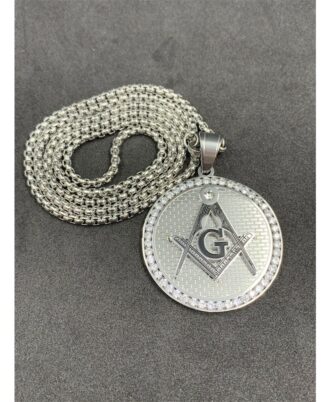 Masonic-On-The-Square-Silver-G-Symbol-Pendant-Masonic-Unisex-Neck-Pendants