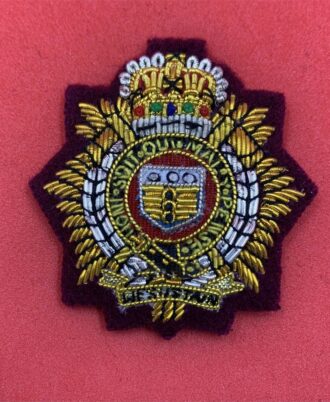 Royal-Logistics-Corps-Cap-Badge-RLC-Officers-Beret-Embroidered-Badge-On-Maroon